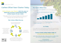 Charter Carbon Offset Flyer for Charter Clients