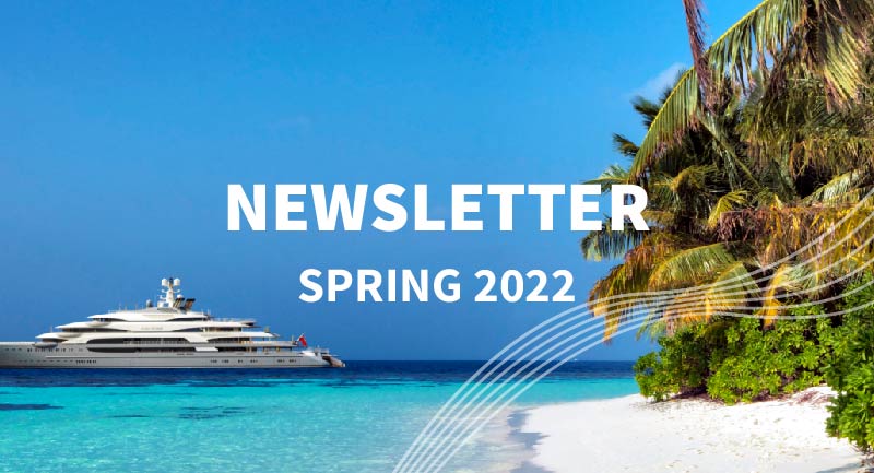 yacht carbon offset spring newsletter 2022