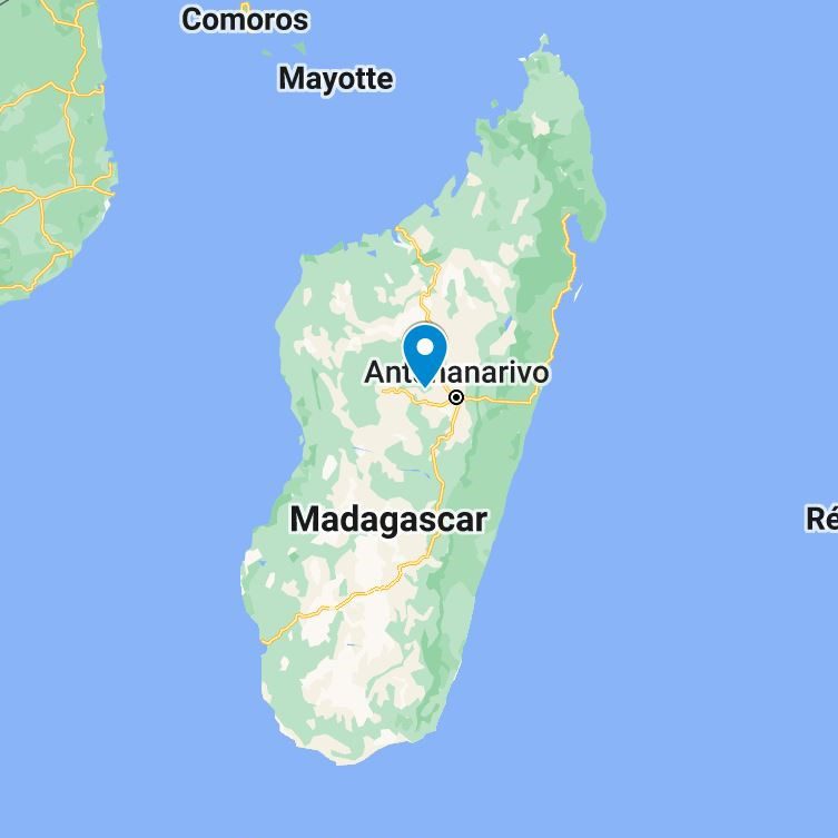 Madagascar map location