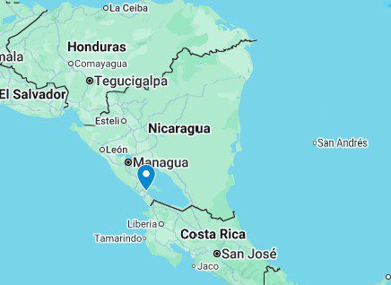 Nicaragua location map